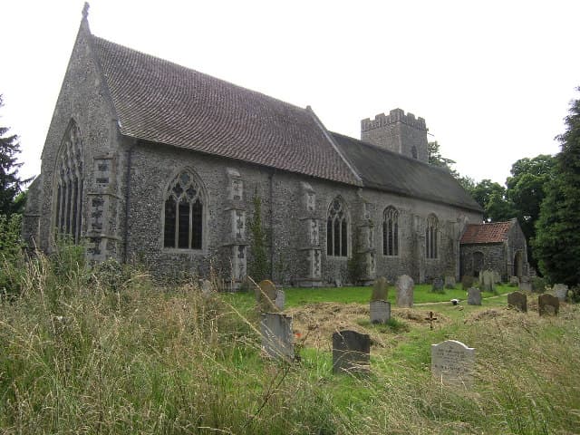 Church of St Andrew in Westhall, Suffolk
