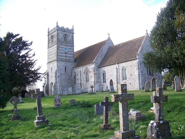 Church of All Saints in Gussage All Saints, Dorset