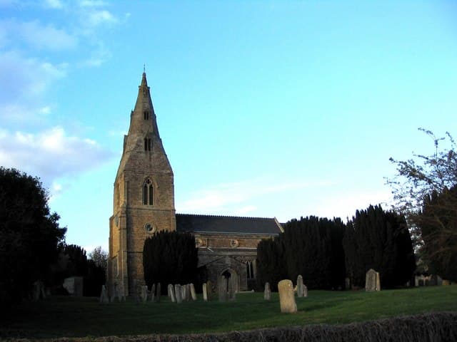 Church of All Hallows in Corby, Northamptonshire