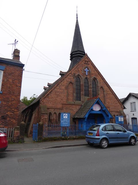 Rossett English Presbyterian Church in Wrexham County Borough, Flintshire