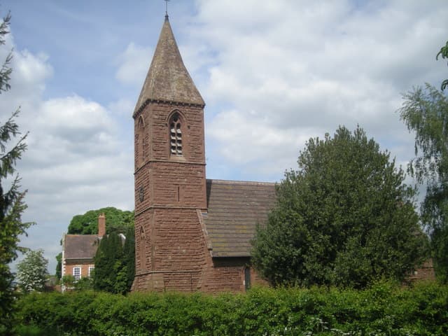 Church of St John the Baptist in Withington, Shropshire