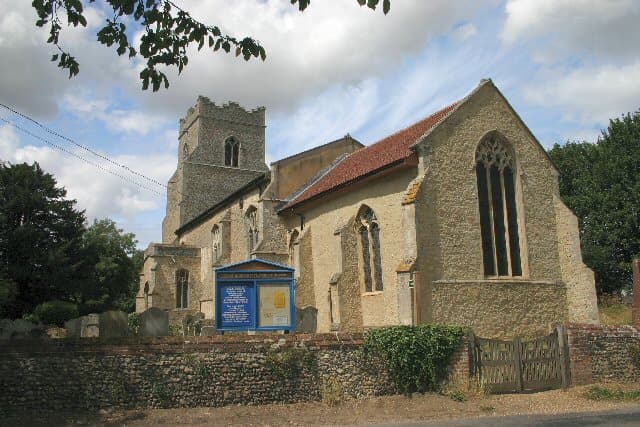 Church of St Andrew in Hopton, Suffolk