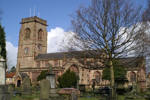 Church of St Mary the Virgin, Bowdon in Altrincham, Greater Manchester