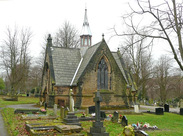 Cemetery Chapel in Sowerby Bridge, West Yorkshire