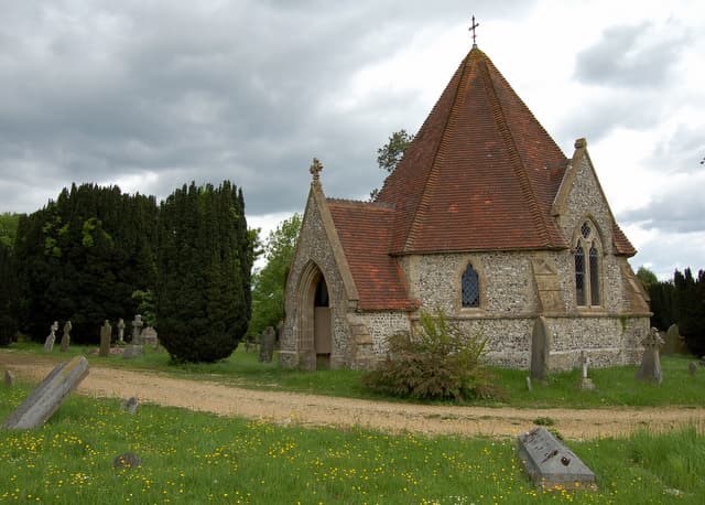 Cemetery Chapels, Chapel (A) East Of Lodge And Chapel (B) South East Of Lodge in Odiham, Hampshire