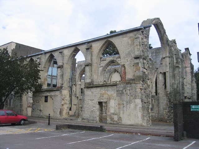 Grey Friars' Church in Gloucester, Gloucestershire