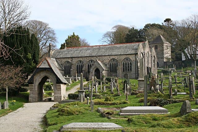 Church of Saint Wenappa in Lanner, Redruth, Cornwall