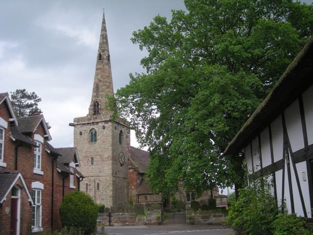 Church of St Editha in Church Eaton, Staffordshire
