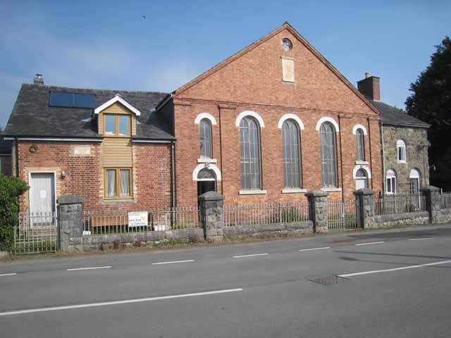 Gleiniant Chapel in Trefeglwys, Powys