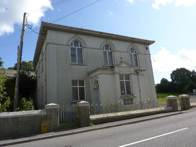 Seion Welsh Baptist Church in Caerfyrddin, Carmarthenshire
