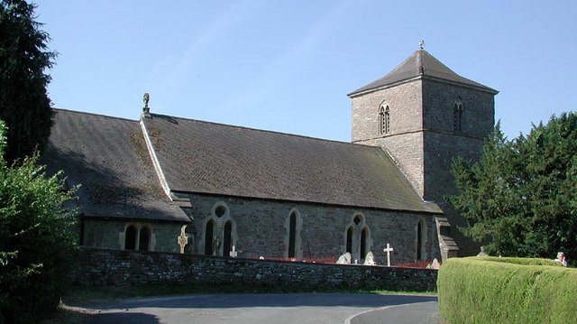 Church of St Michael and All Angels in Ewyas Harold, Monmouthshire
