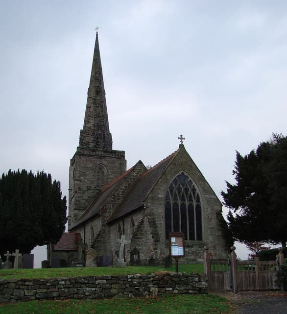 Church of All Saints in Tamworth, Warwickshire