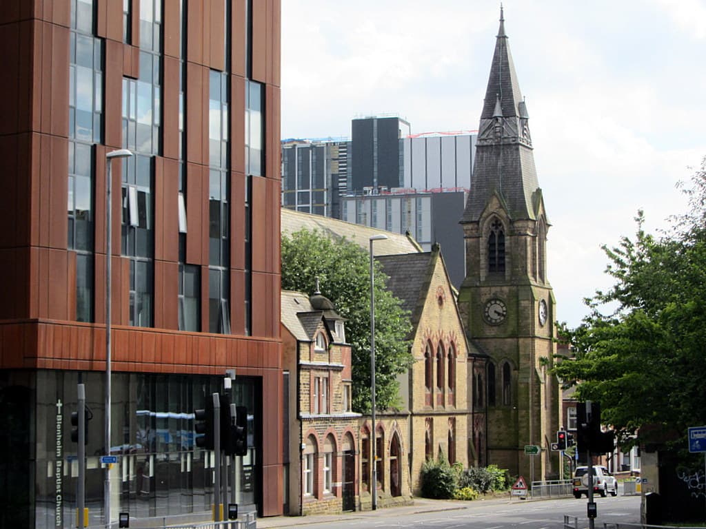 Blenheim Baptist Church in Leeds, West Yorkshire