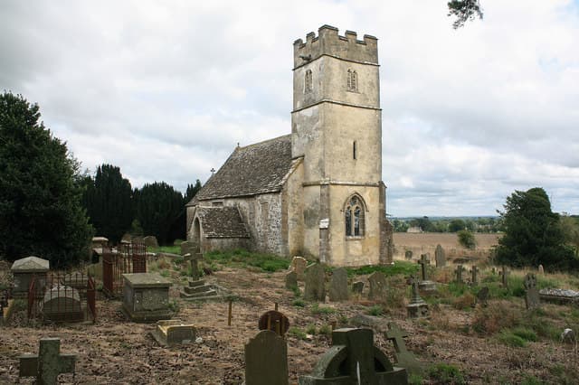 St Arild's Church, Oldbury-on-the-Hill in Didmarton, Wiltshire