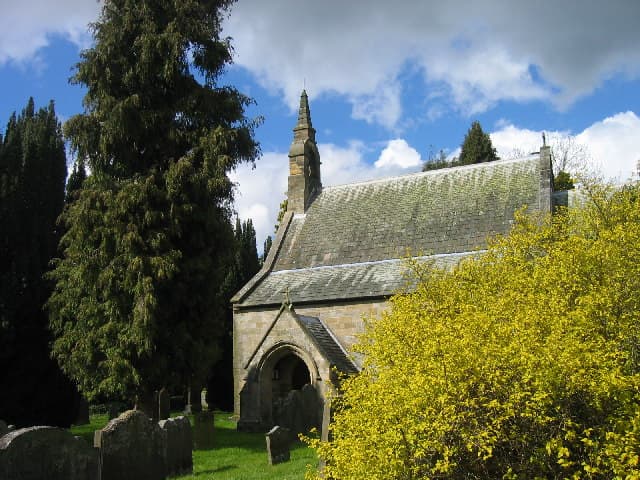 Church of St Giles in Netherwitton, Northumberland
