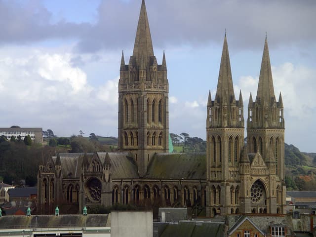 Truro Cathedral in Truro, Cornwall