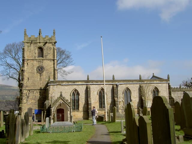 Church of St Edmund in Castleton, Derbyshire