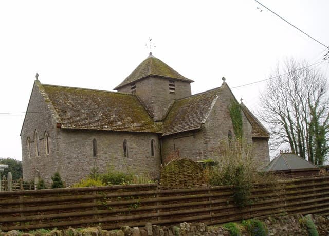 Church of St David in Llanddew, Powys