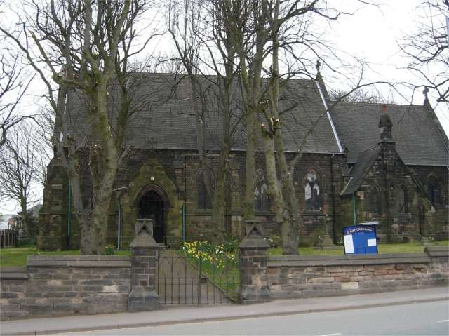 St. Mary's Church in Newcastle-under-Lyme, Staffordshire