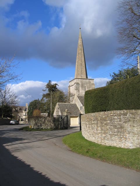 Anglican Church Of All Saints in Kemble and Ewen, Gloucestershire