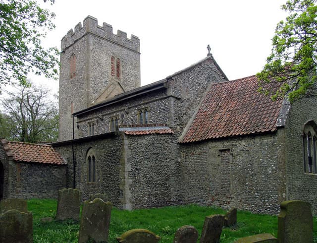 Church of All Saints in Binham, Norfolk