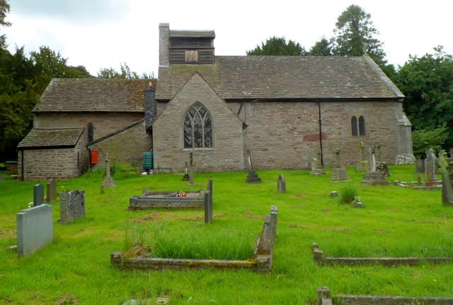 Church of St Mary in Cusop, Powys
