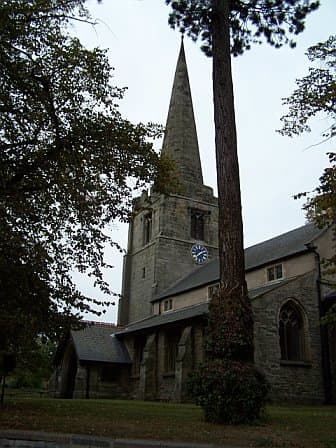 All Saints Parish Church in Nottingham, Nottinghamshire