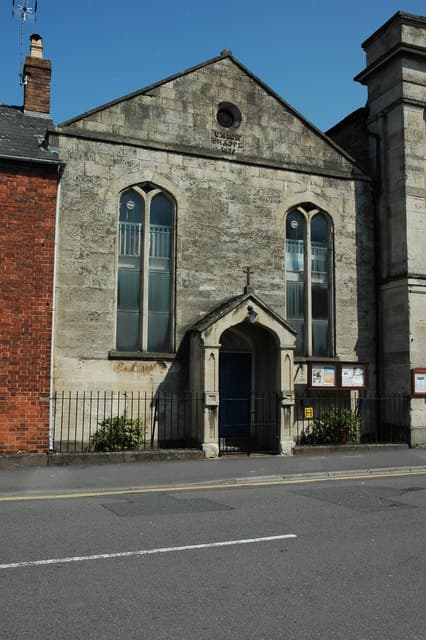 Union Chapel With Railings in Bristol, Gloucestershire