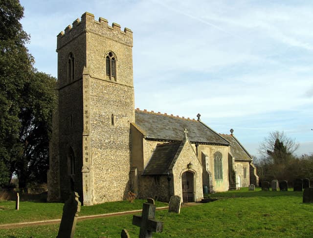 Church of All Saints in Gunthorpe, Norfolk