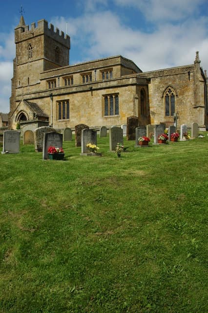Church of St Lawrence in Bourton-on-the-Hill, Gloucestershire