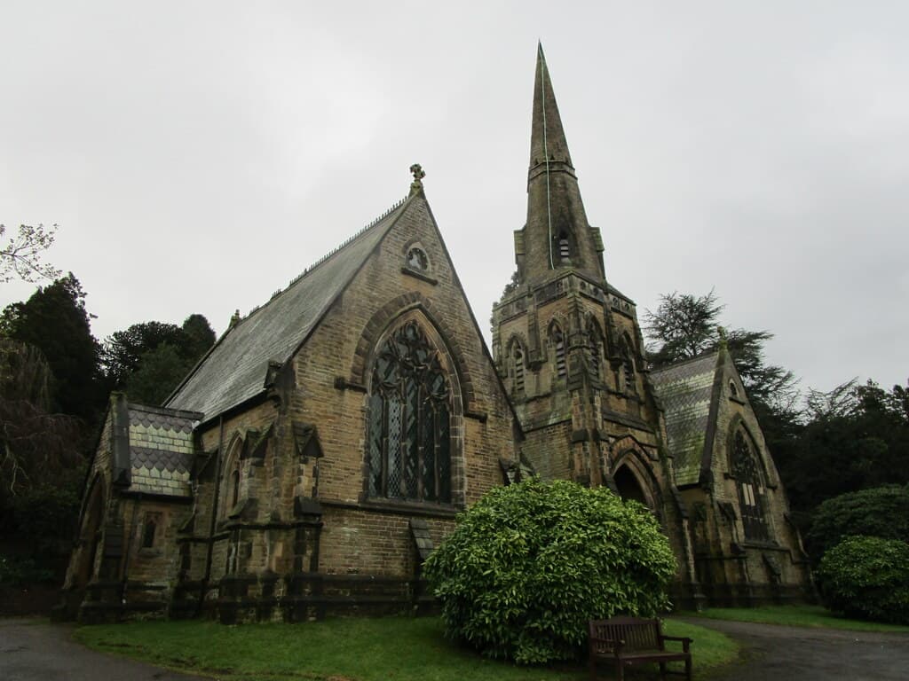 Chapels At Belper Cemetery in Belper, Derbyshire