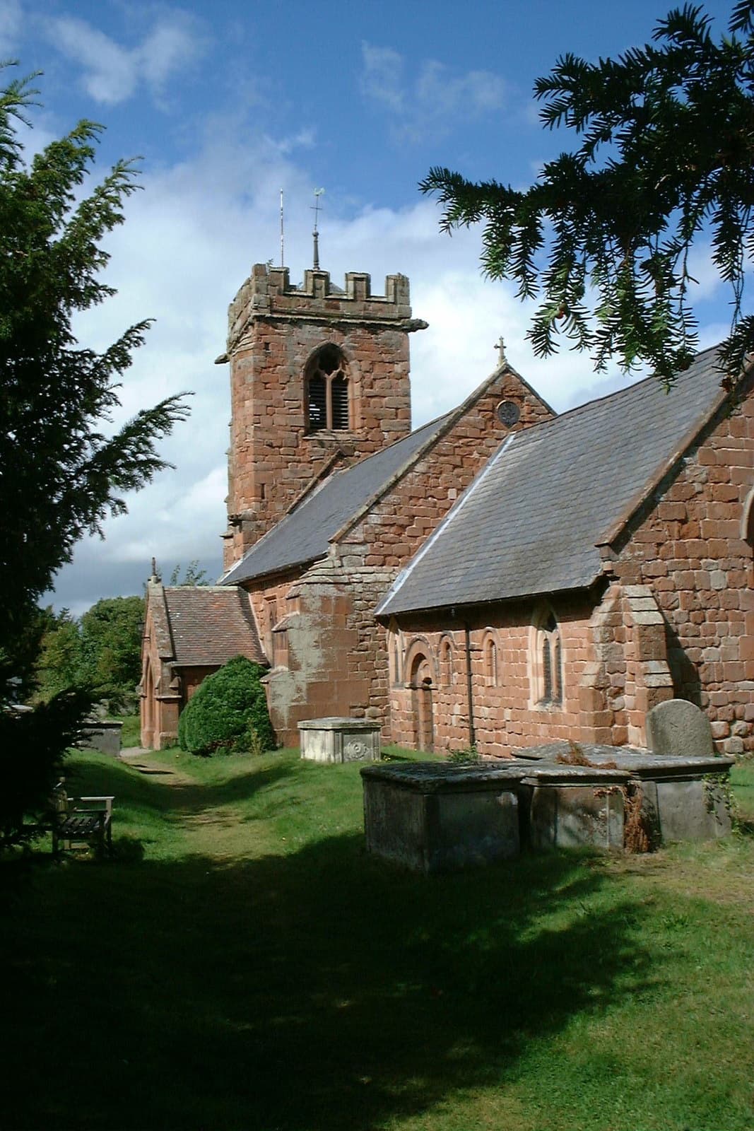 Church of St John the Baptist in Baschurch, Shropshire