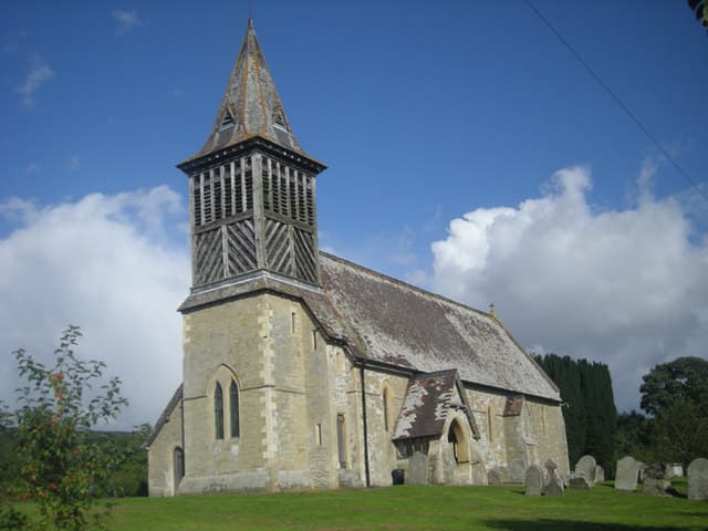 Church of St George in Burrington, Herefordshire