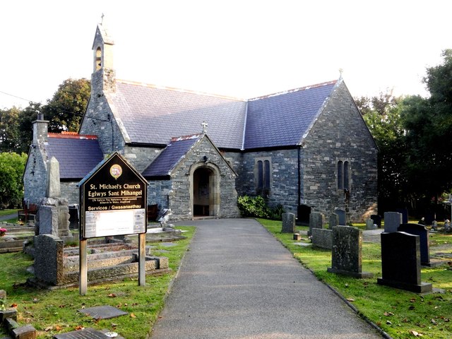 St Michael's Church, Valley in Holyhead, Gwynedd