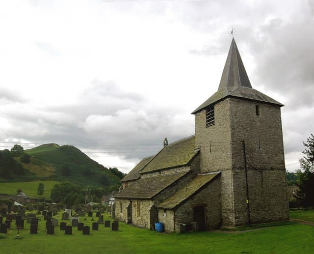 St Mary's Church in Gladestry, Herefordshire