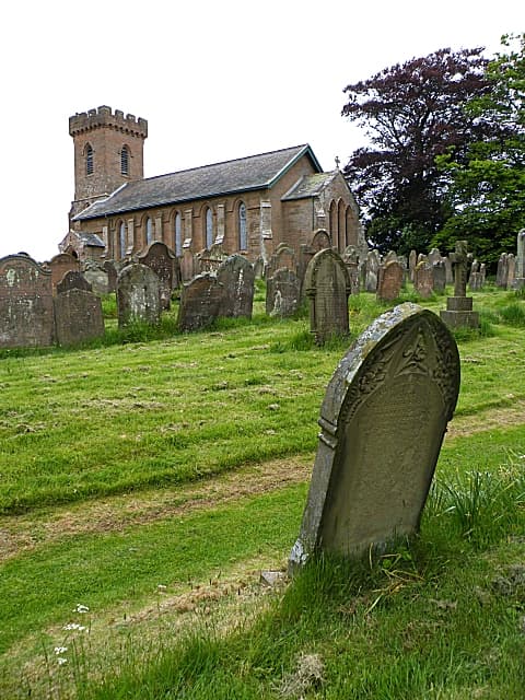 Church of St Cuthbert in Kirklinton Middle, Cumbria