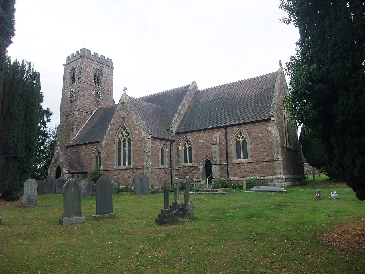 Church of St Michael and All Saints in Thurlaston, Leicestershire
