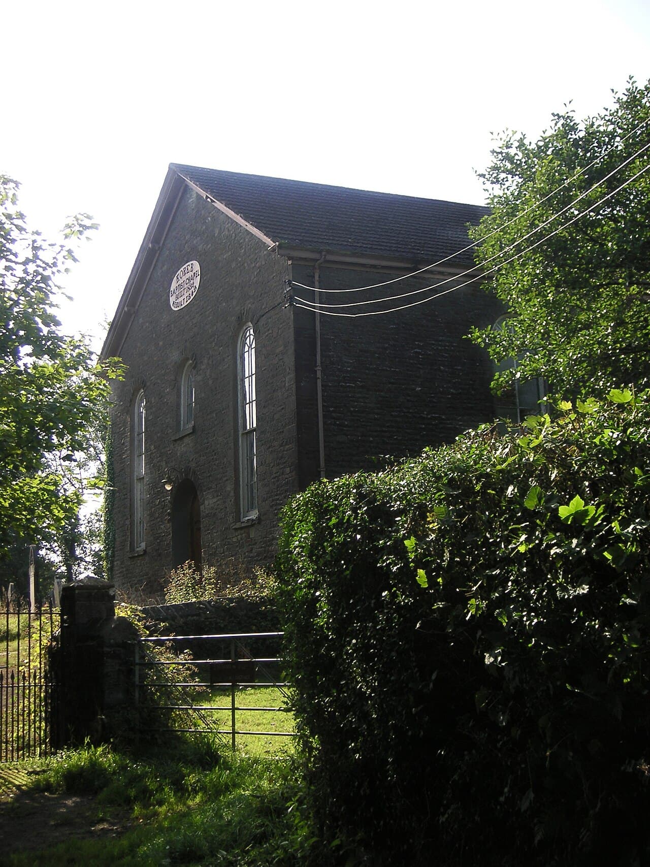 Horeb Baptist Chapel in Carwe, Carmarthenshire