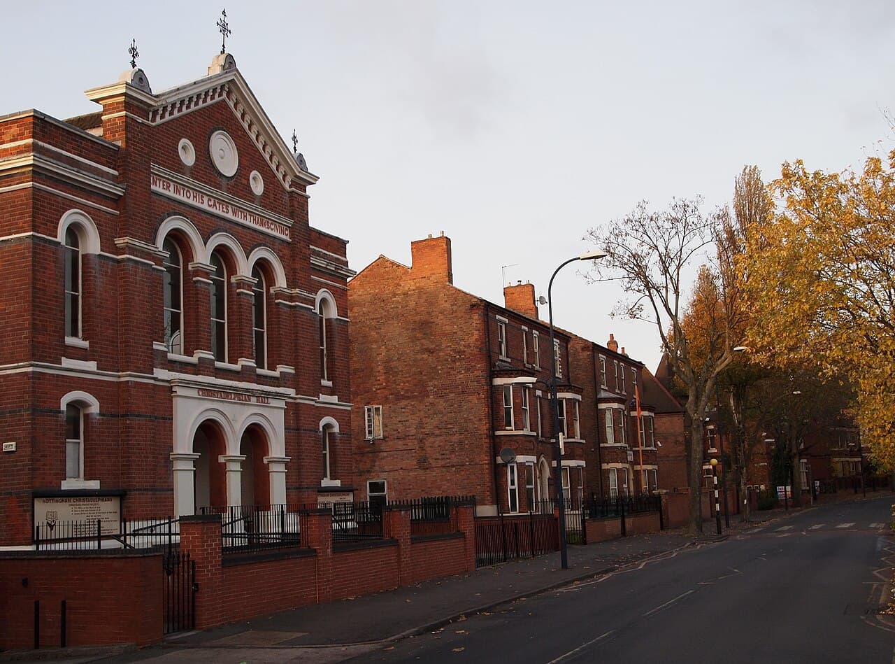 Forest Road Primitive Methodist Church in Nottingham, Nottinghamshire
