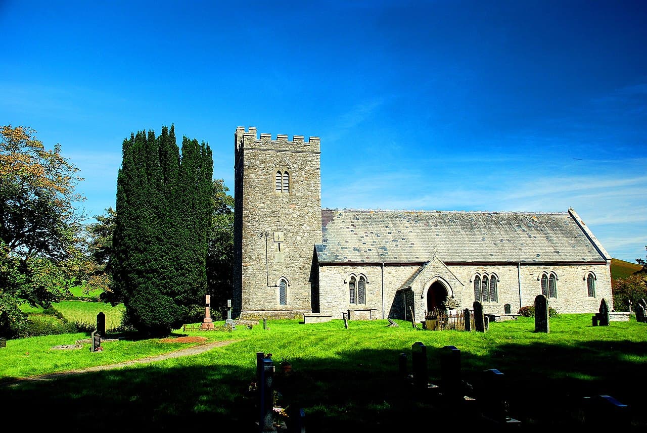 St Afan's Church in Llanafanfawr, Powys