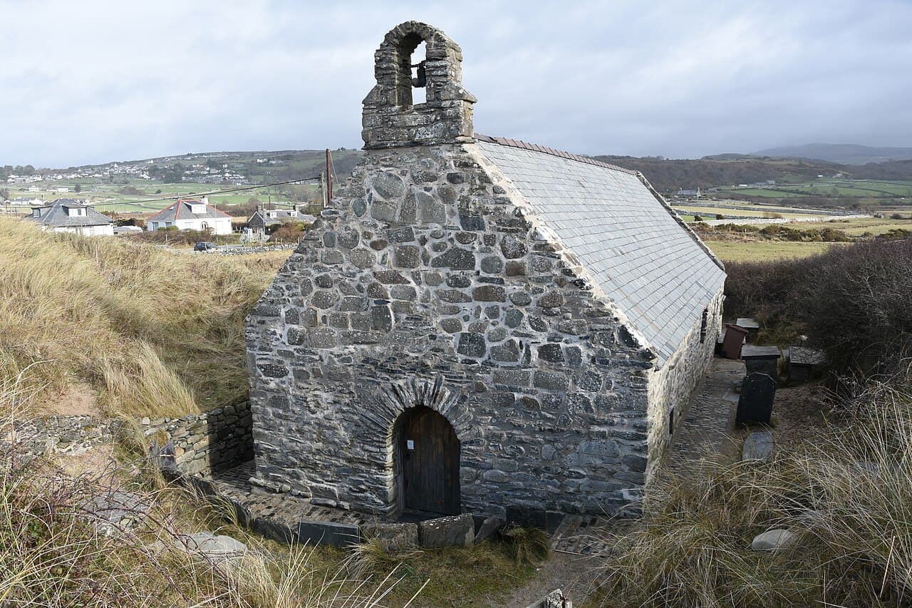 Church Of St Tanwg in Harlech, Gwynedd