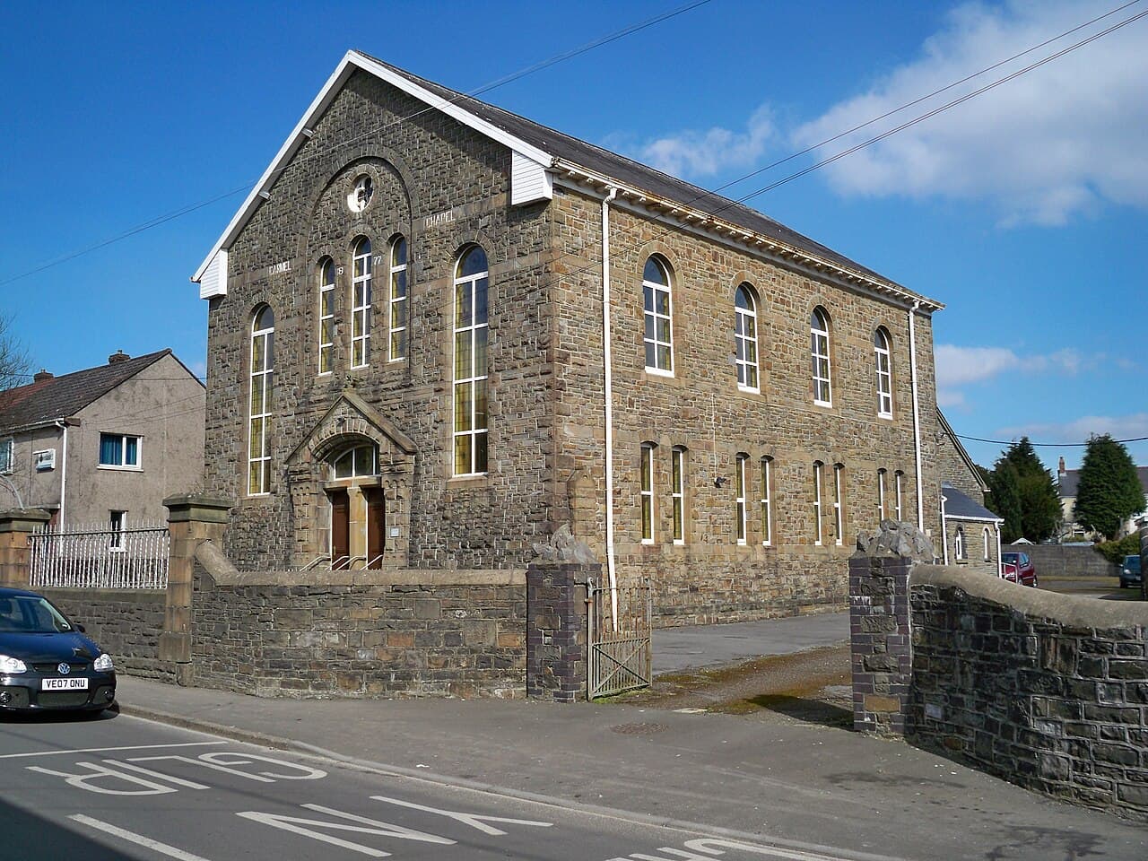 Carmel Welsh Independent Chapel in Cwm-Twrch Isaf, Powys