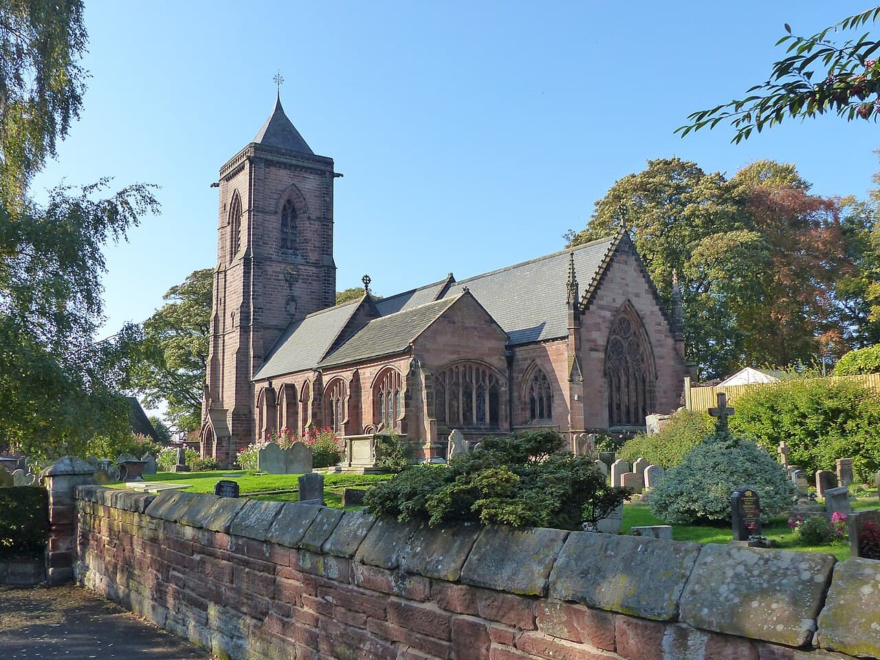 St Helen's Church, Tarporley in Tarporley, Cheshire