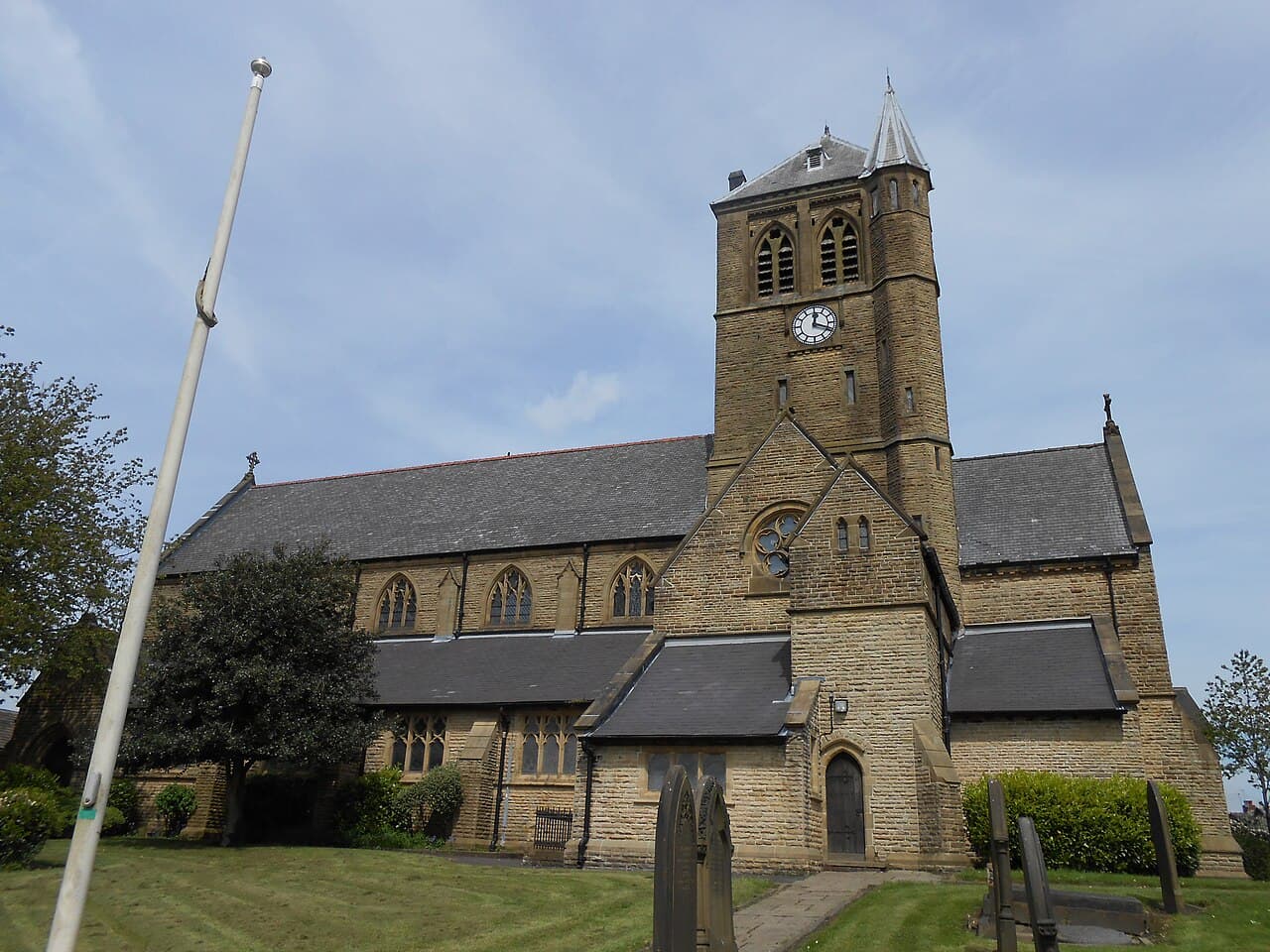 Holy Trinity Church in Oldham, Greater Manchester