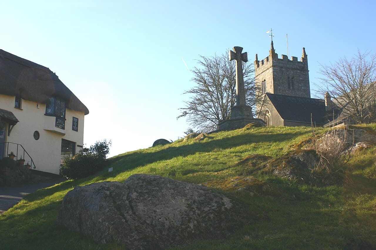 Church of St John the Baptist in Lustleigh, Devon