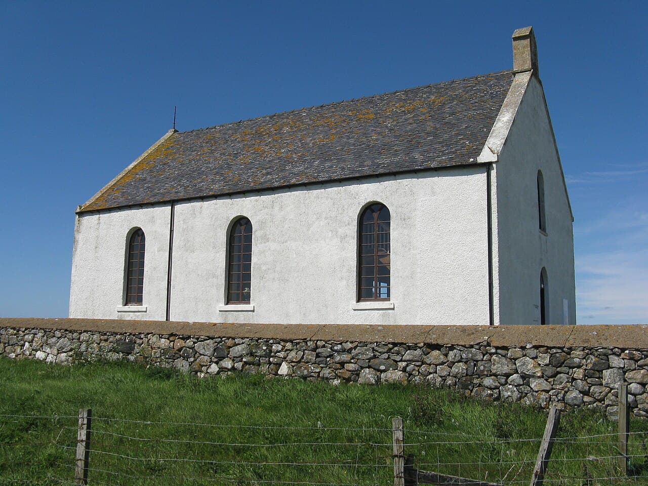 Parish Church, Howmore, South Uist in Outer Hebrides, Na h-Eileanan Siar