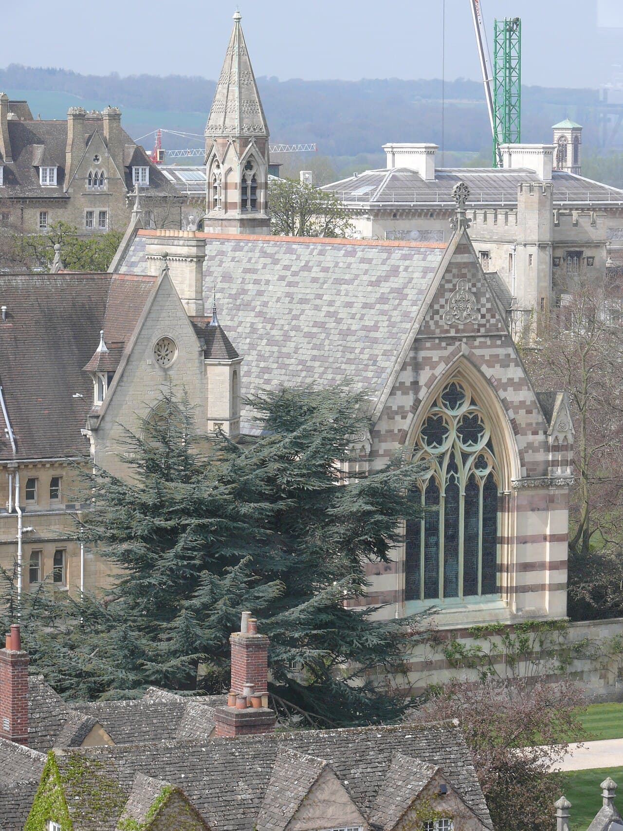 Balliol College, Chapel, Front Quadrangle in Oxford, Oxfordshire