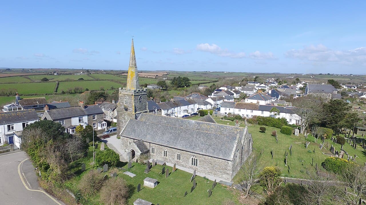 Church of St Gerrans in St Mawes, Cornwall