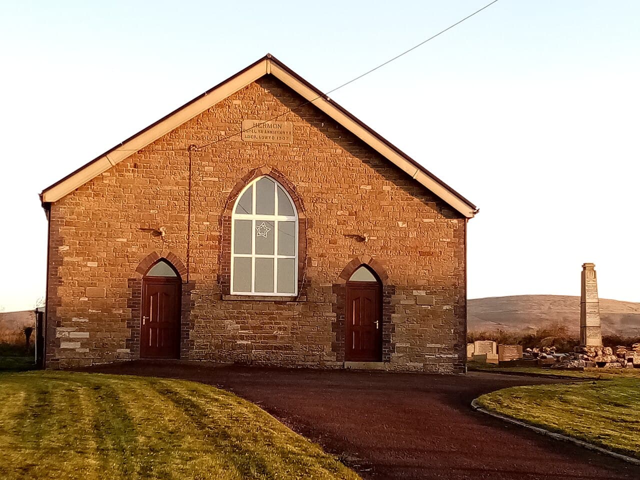 Hermon Independent Chapel in Cwm-Twrch Isaf, Powys
