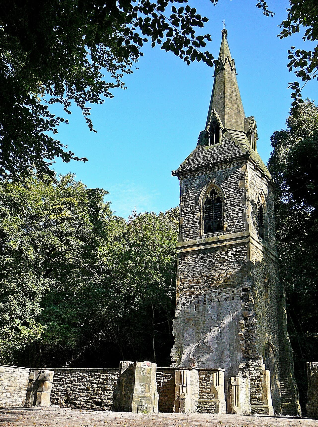 Main (Southern) Chapel To Halifax Borough Cemetery in Halifax, West Yorkshire
